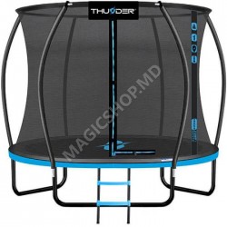 Trambulina Ultra 312 cm, plasa interioara, albastra, roz